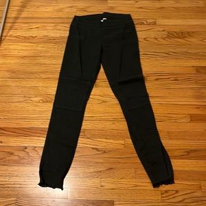 James Perse Grey Linen Pull On Pants Size 2